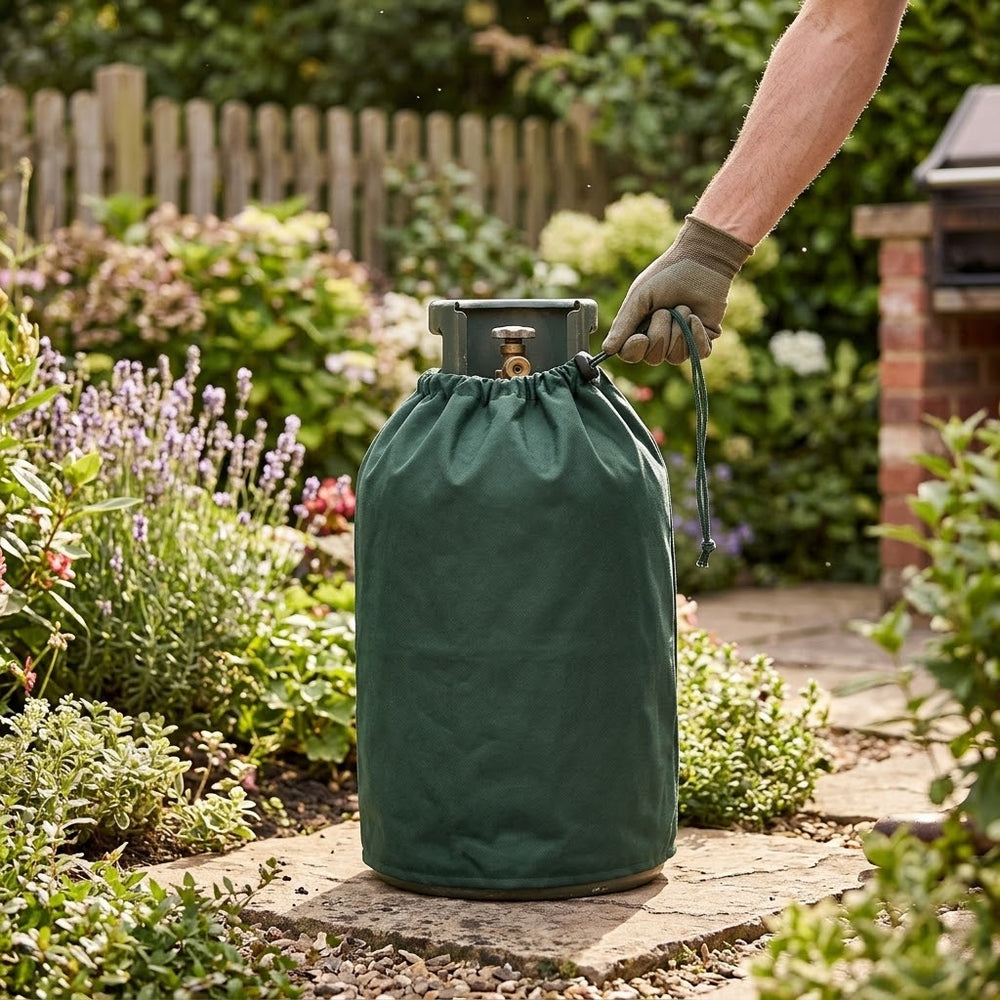Gas Bottle Cover – 15kg Green – Heavy Duty Weatherproof – Outdoor Protection