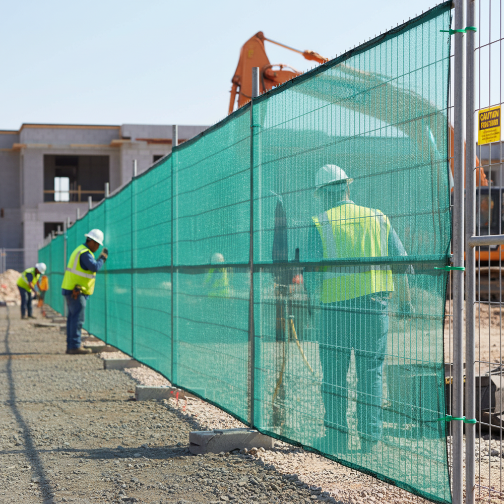 Premium 35% Knitted Windbreak Netting - 50m Roll for Weather Protection and Plant Safeguarding