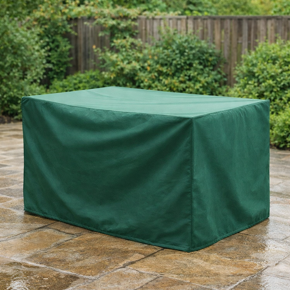 Heavy Duty 2 Seater Large Bistro Set Cover – Green – Polyethylene Protection – Outdoor Furniture