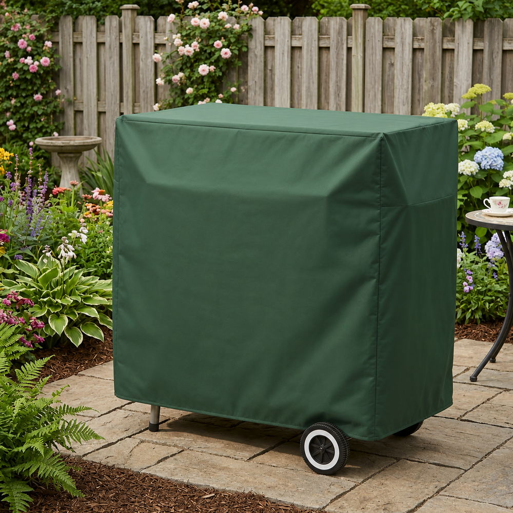 BBQ Cover – 61x124x91 cm – Reversible PVC Polyester – Outdoor Protection