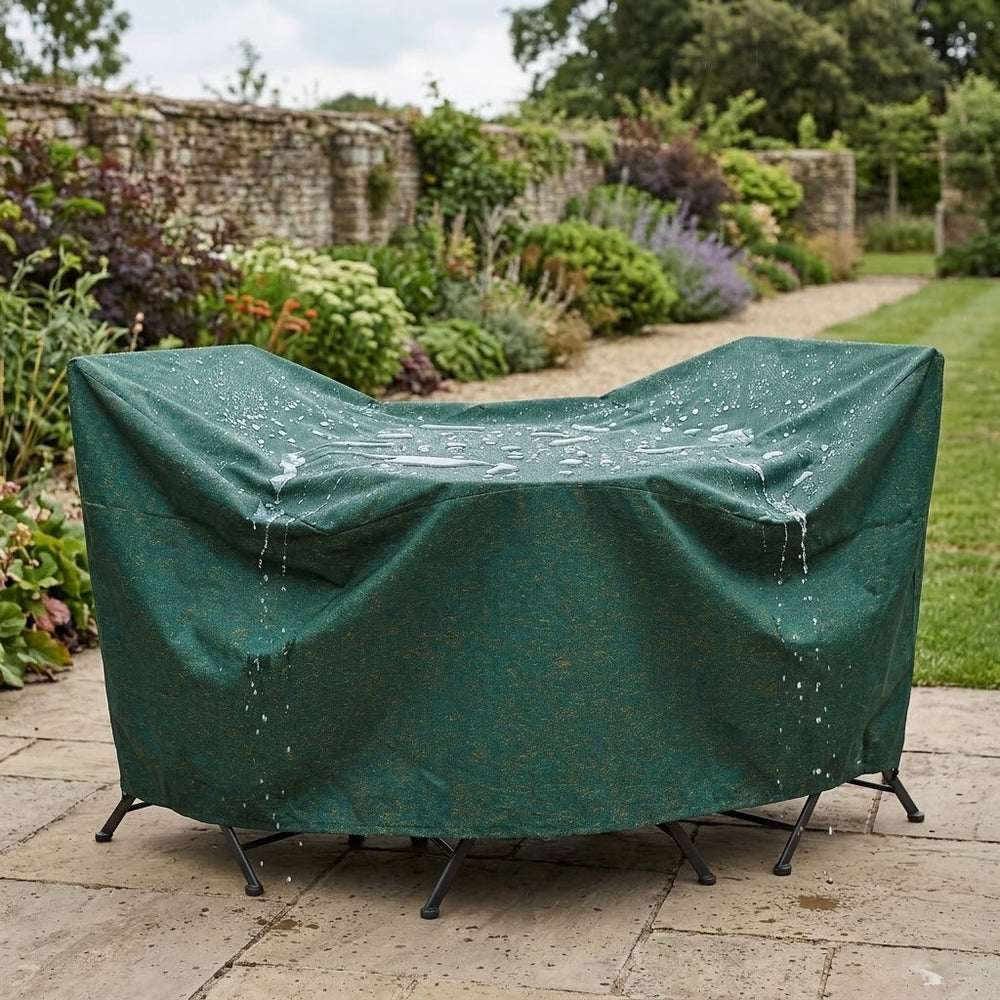 Small Bistro Set Cover – Green – Super Tough Material – Garden Furniture Protection