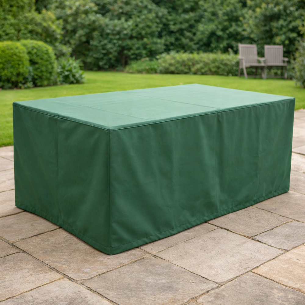 Rectangular Table Cover – 8 Seat Green – Heavy Duty Polyester – Outdoor Protection