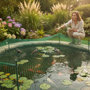 Premium Lightweight Garden Netting for Plant and Pond Protection - Green, Flexible, UV Stabilized