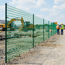 Professional Temporary Fence Kit Up to 50m Long with Barrier Mesh and Support Posts for Construction and Crowd Control