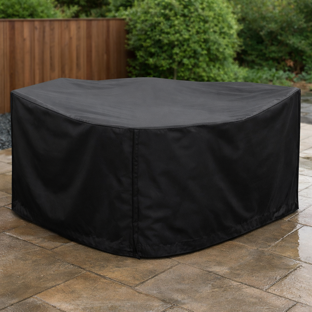 Bistro Set Cover – Extra Large Black – Super Tough Waterproof – Garden Furniture Protection