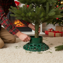 Premium Heavy Duty Cast Iron Christmas Tree Stand with Water Reservoir - 12" Diameter, 2.1m Max Height