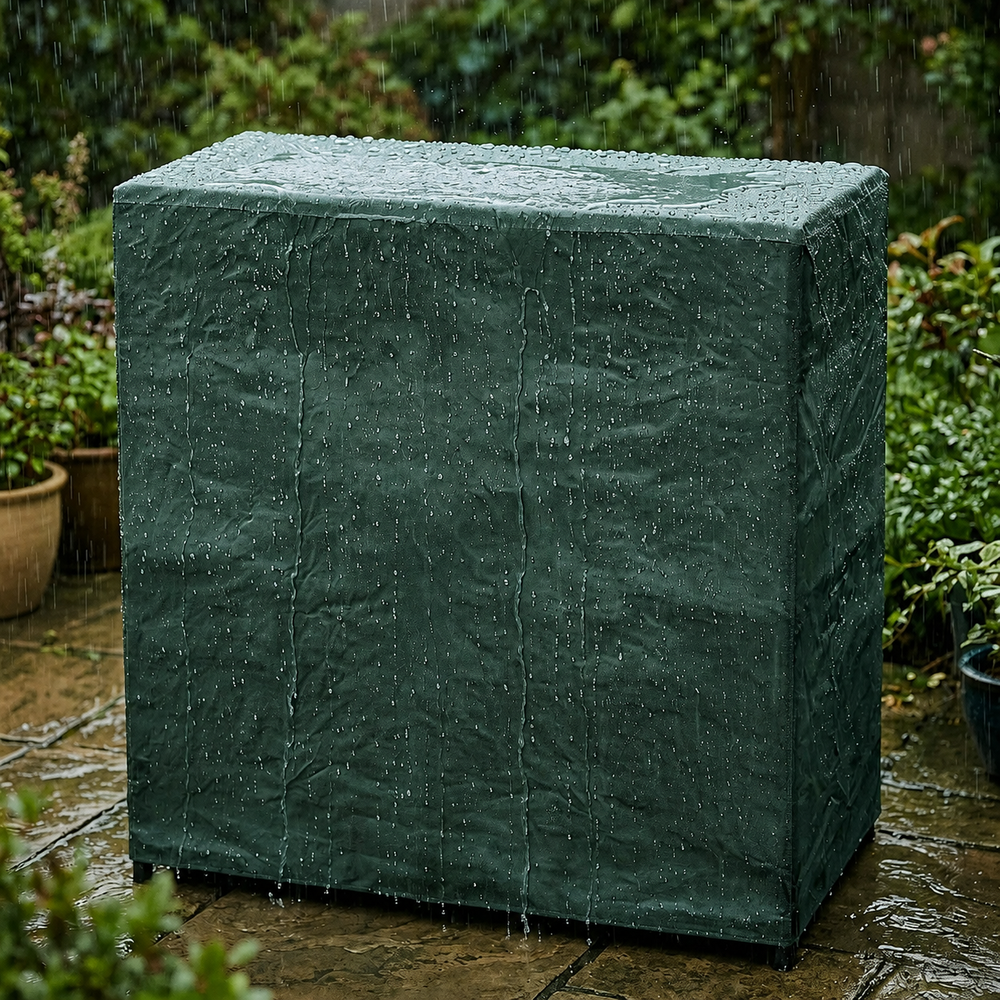 Heavy Duty Small Barbecue Cover – Green – Polyethylene – Outdoor Protection