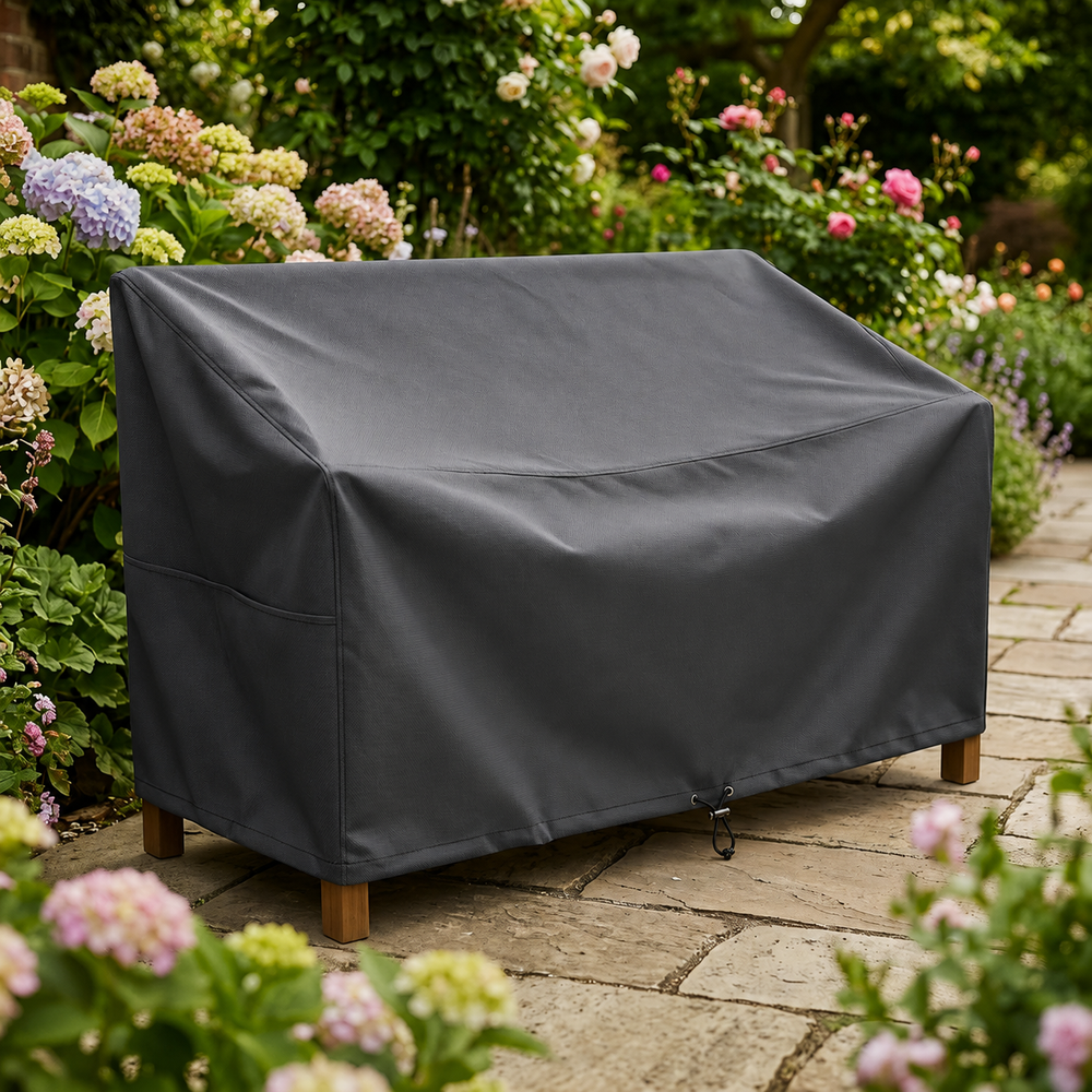Bench Cover – Medium Charcoal – All-Weather Protection – Outdoor Use