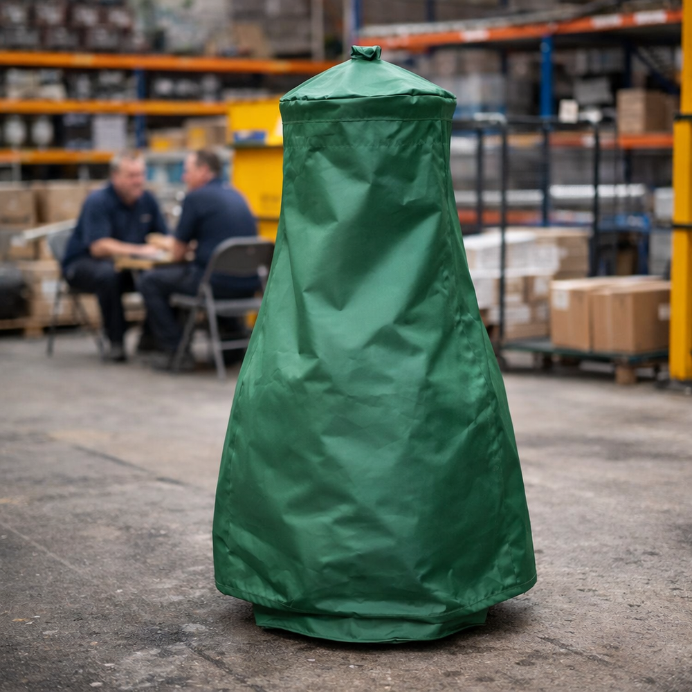 Heavy Duty Large Chimenea Cover – Green – Polyethylene – Outdoor Protection