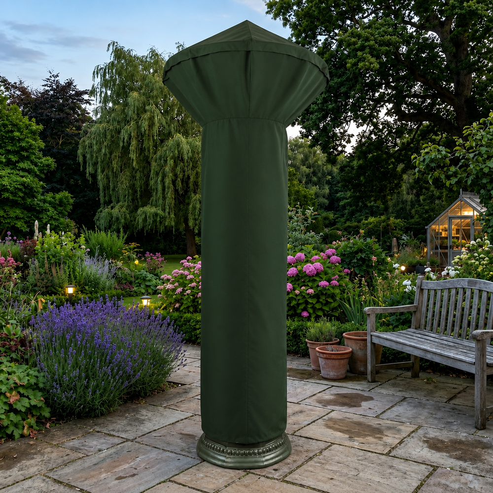 Round Patio Heater Cover – Green – Waterproof & UV Protected – Outdoor Protection