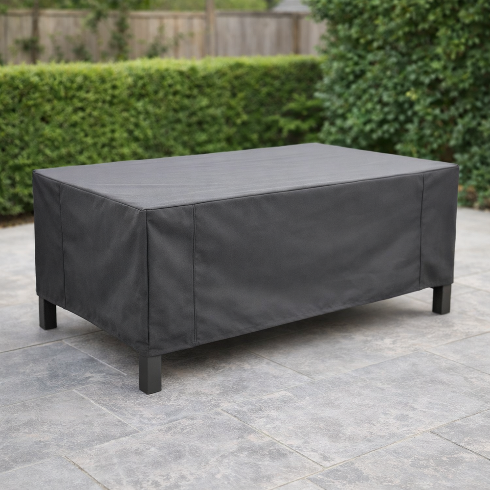 Rectangular Table Cover – 6 Seat Charcoal – Polyester – Outdoor Protection