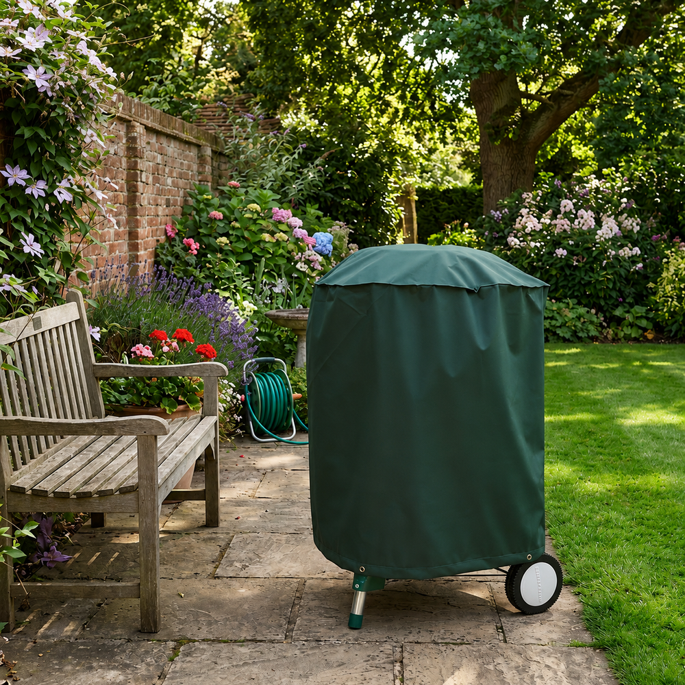 Kettle Barbecue Cover – Green – UV Protected Polyester – All-Weather Protection