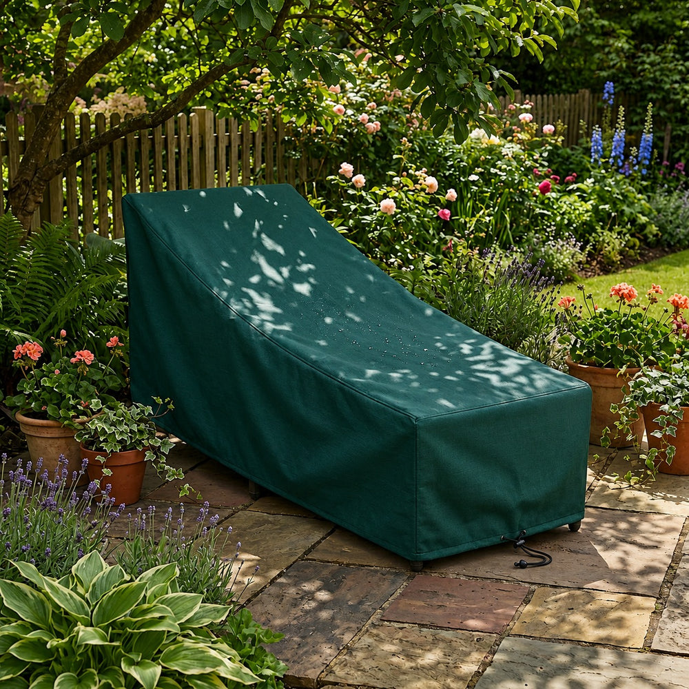Lounger Cover – Green – Super Tough Waterproof – Outdoor Protection