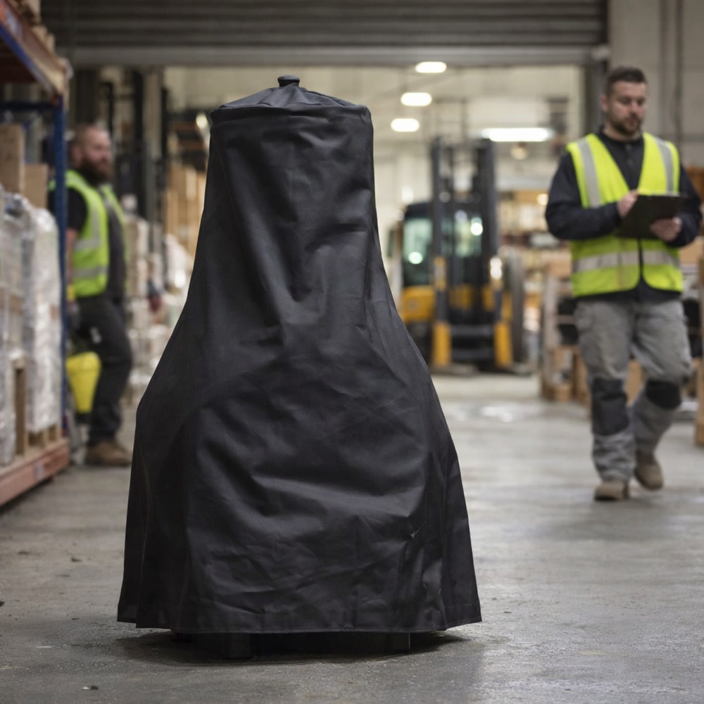 Heavy Duty Chimenea Cover – Large Black – Polyethylene Protection – Outdoor Use