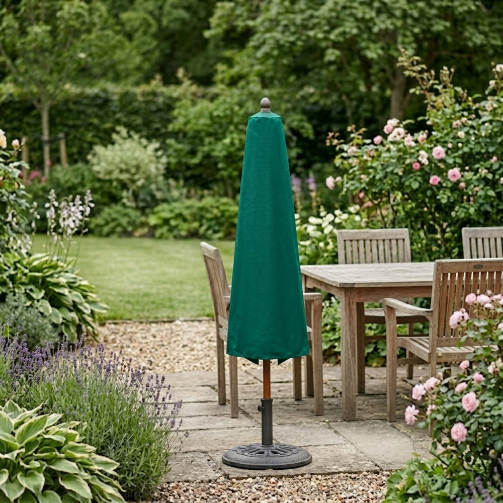 Parasol Cover – Small Green – Durable Polyester – Outdoor Protection