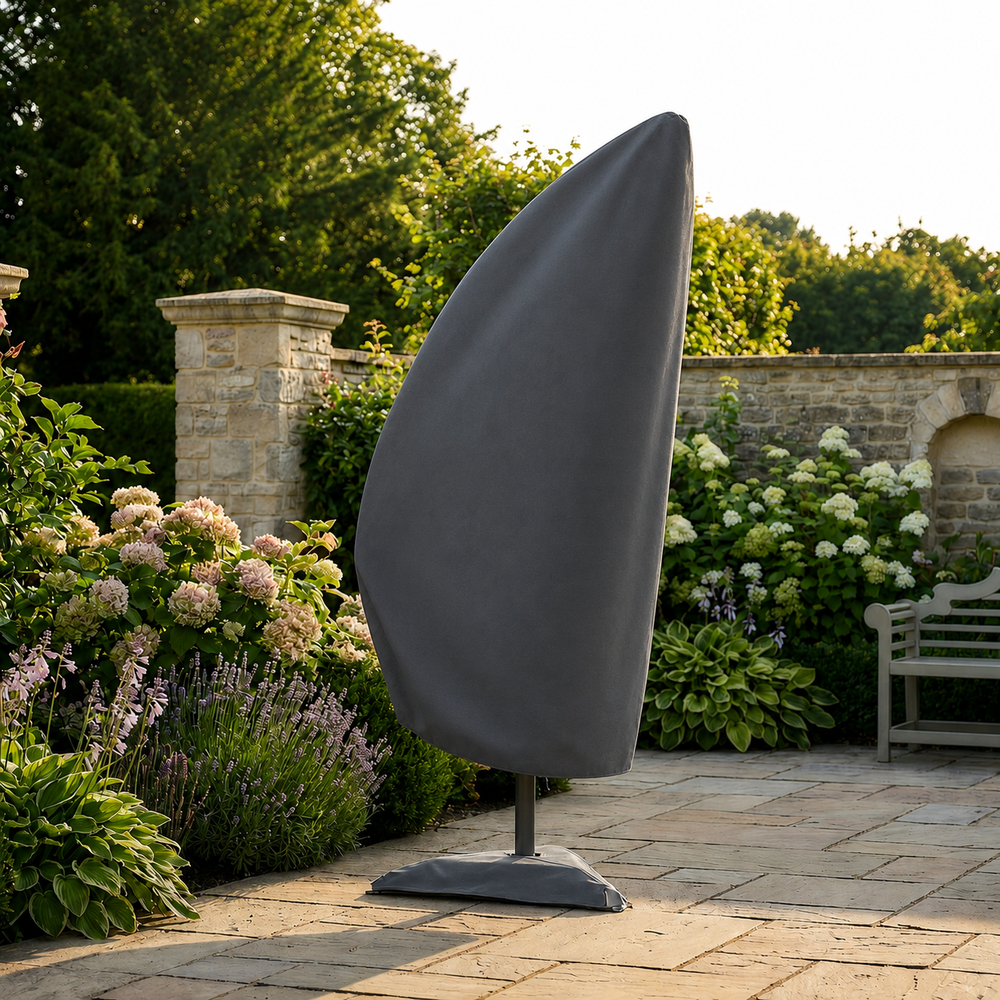 Cantilever Parasol Cover – 236cm Charcoal – Waterproof Polyester – Outdoor Protection