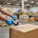 Premium Self-Adhesive Fragile Packaging Tape 48mm x 66m Roll for Secure Sealing and Alerting Handlers