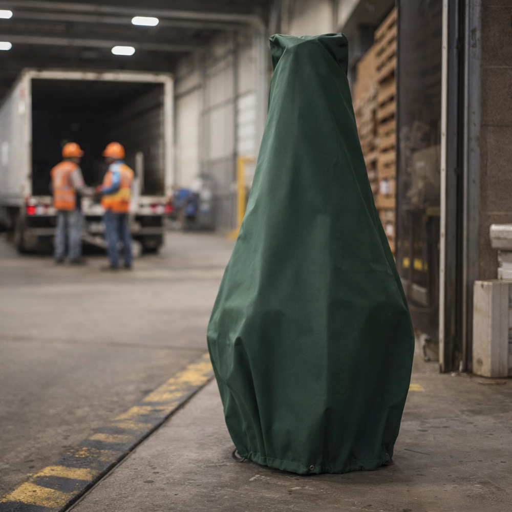 Large Chimenea Cover – Green – Heavy Duty Waterproof – Outdoor Protection