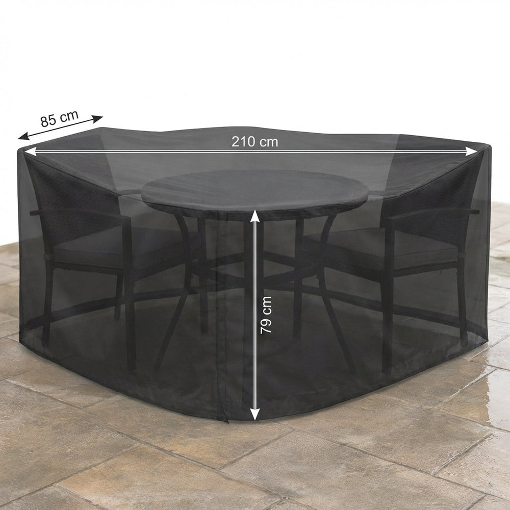 Bistro Set Cover – Extra Large Black – Super Tough Waterproof – Garden Furniture Protection