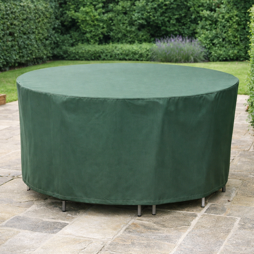 Circular Patio Set Cover – 90cm High – PVC Backed Polyester – Outdoor Protection