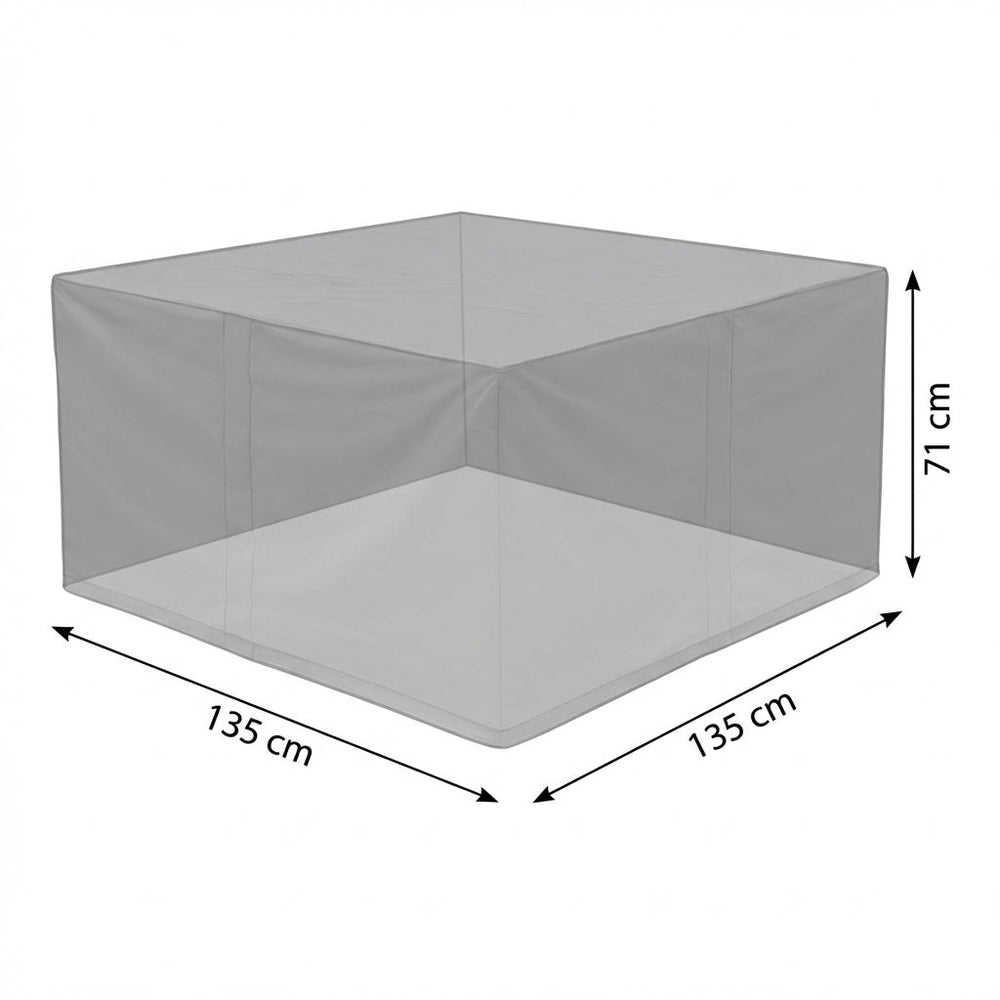 Rattan Cube Set Cover – 135cm Large – PVC Polyester – Outdoor Protection
