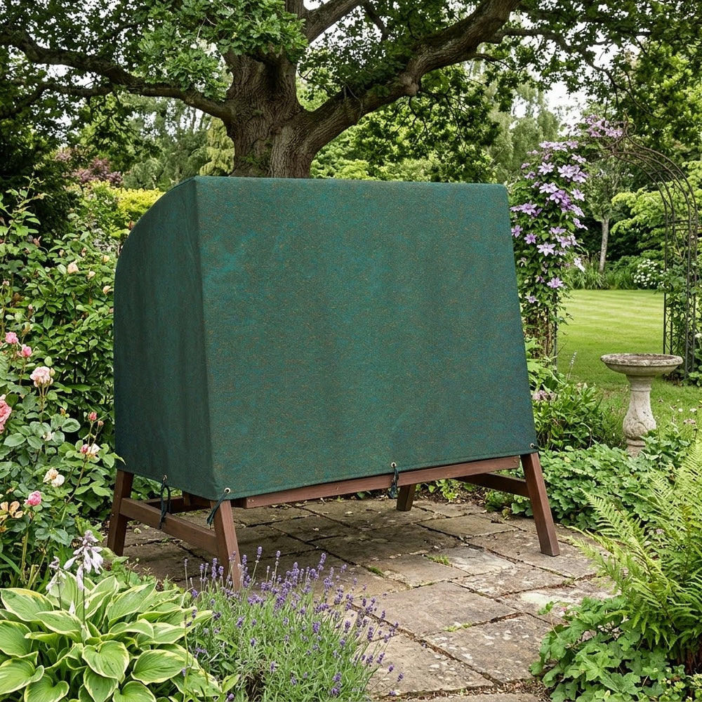 3 Seater Swing Seat Cover – Green – Super Tough Waterproof – Outdoor Protection