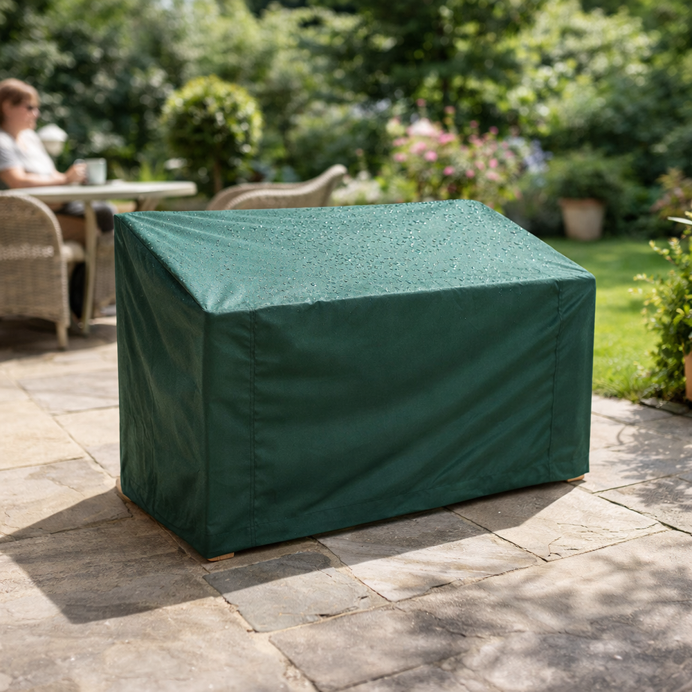 Bench Cover for 2 Seater – Small – Reversible PVC Protection – Outdoor Furniture