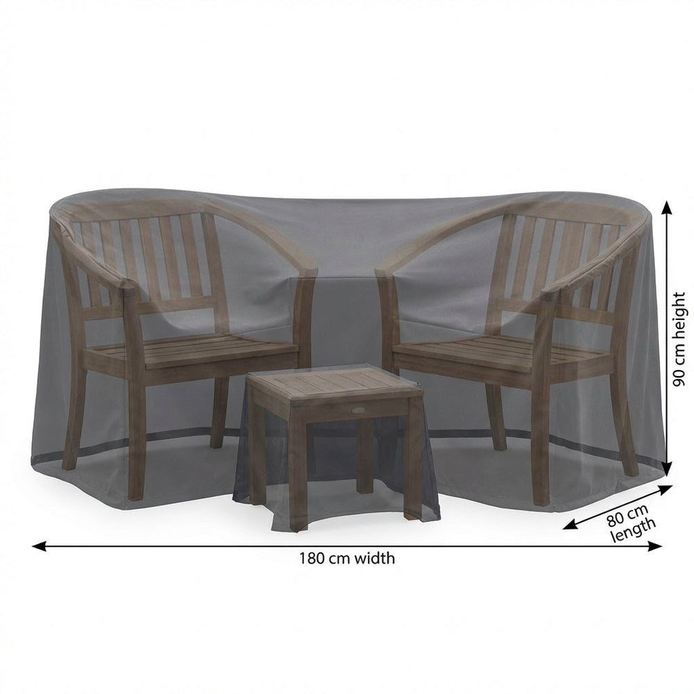 Companion Seat Cover – 180cm Charcoal – Polyester Protection – Outdoor Furniture