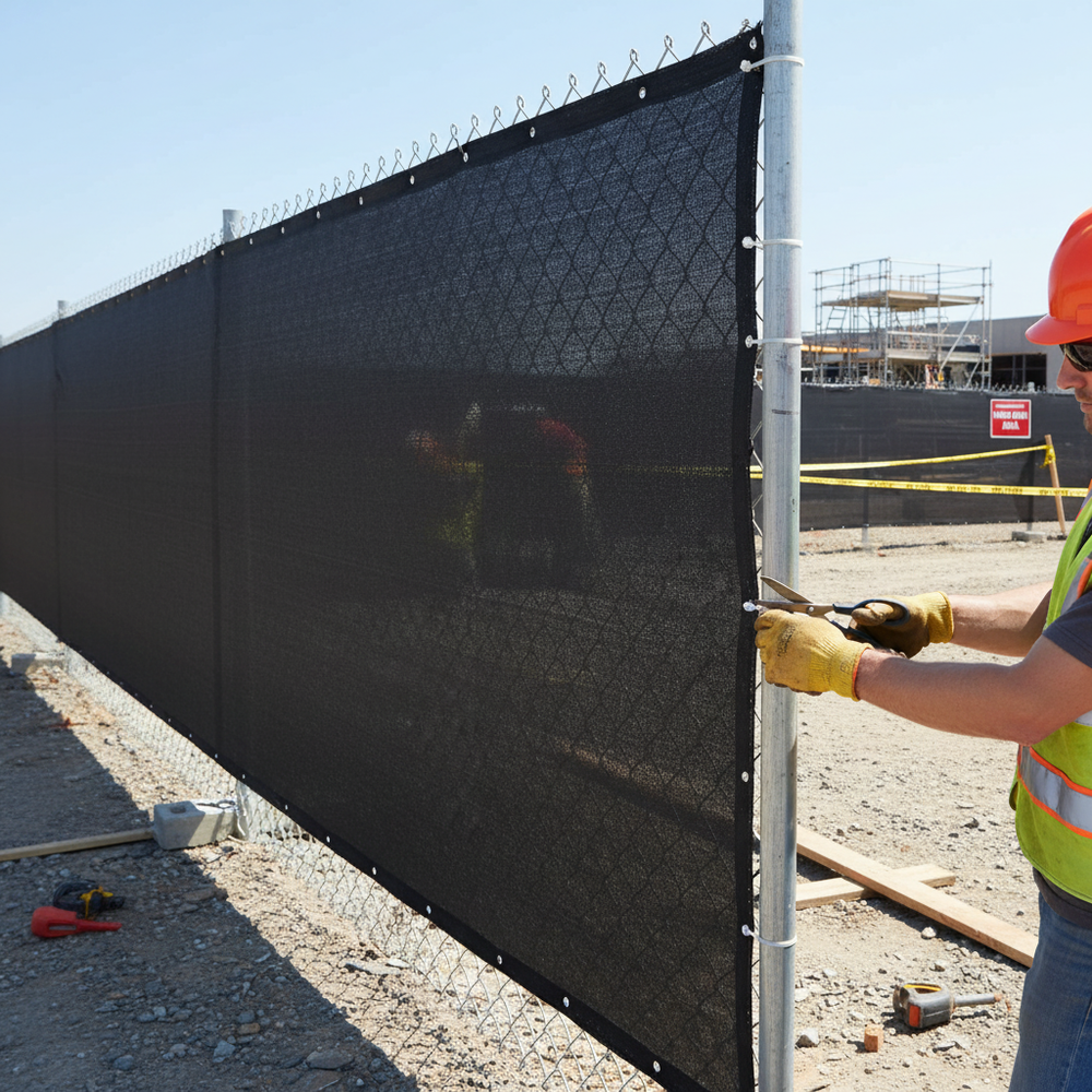 Premium 98% Shade Netting for Privacy - Heavy Duty HDPE Mesh with Multiple Sizes and Colors