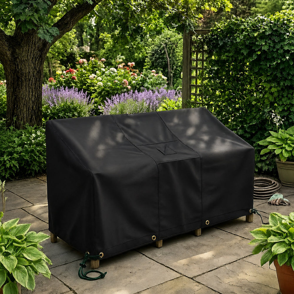 Heavy Duty Companion Seat Cover – Black – Weather Resistant – Outdoor Protection