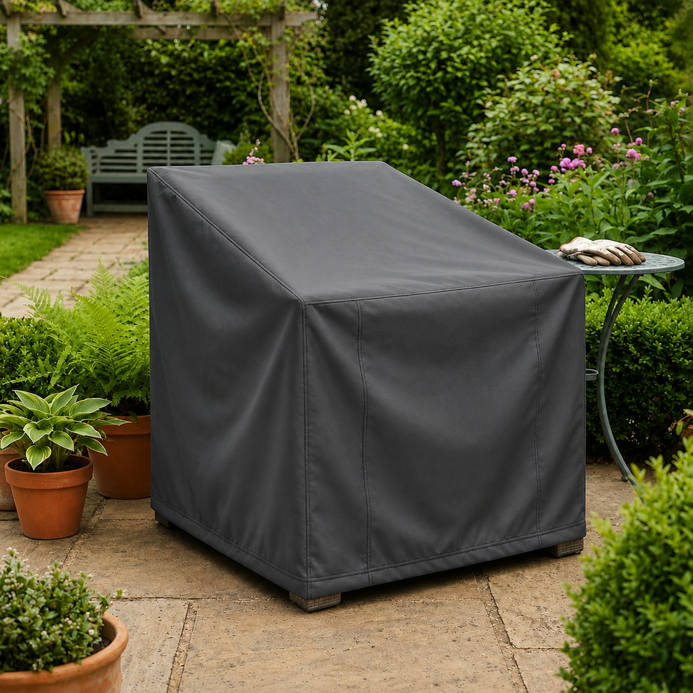 Premium Armchair Cover – 93cm Charcoal – Polyester Protection – Outdoor Use