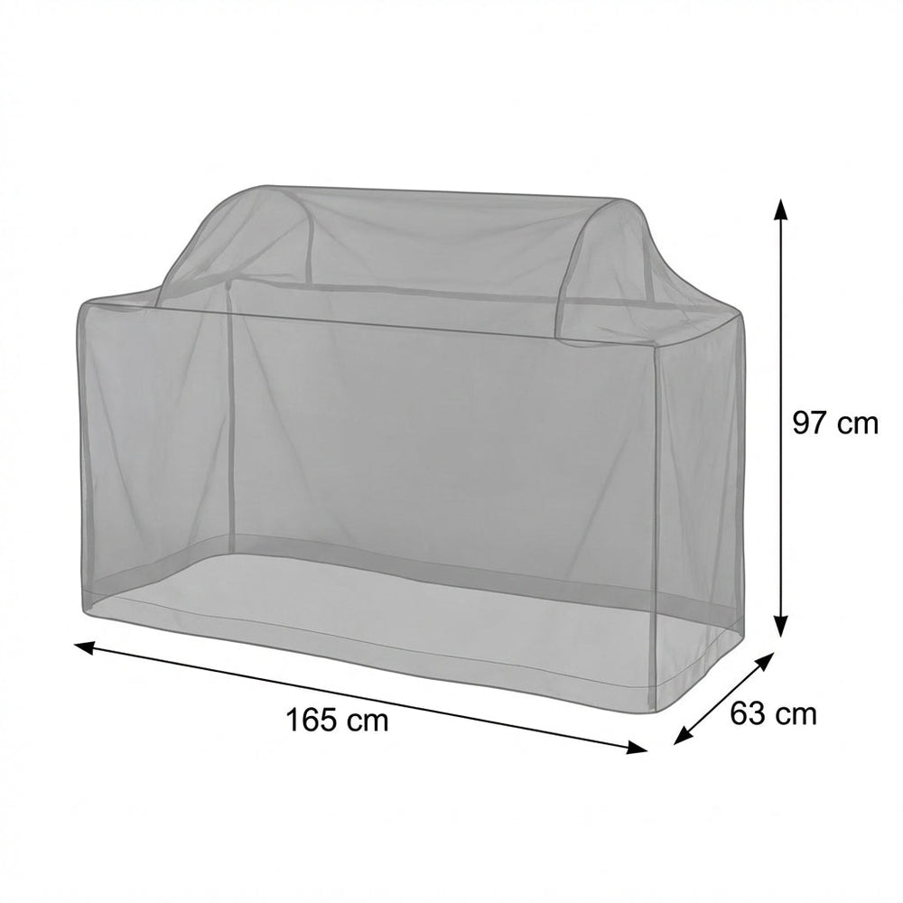 BBQ Cover – Charcoal – Durable Polyester – Outdoor Protection
