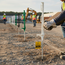 Premium Plastic Electric Fence Posts - 1.2m Height, Durable UV Resistant Design for Temporary Fencing Solutions, Pallet of 1000
