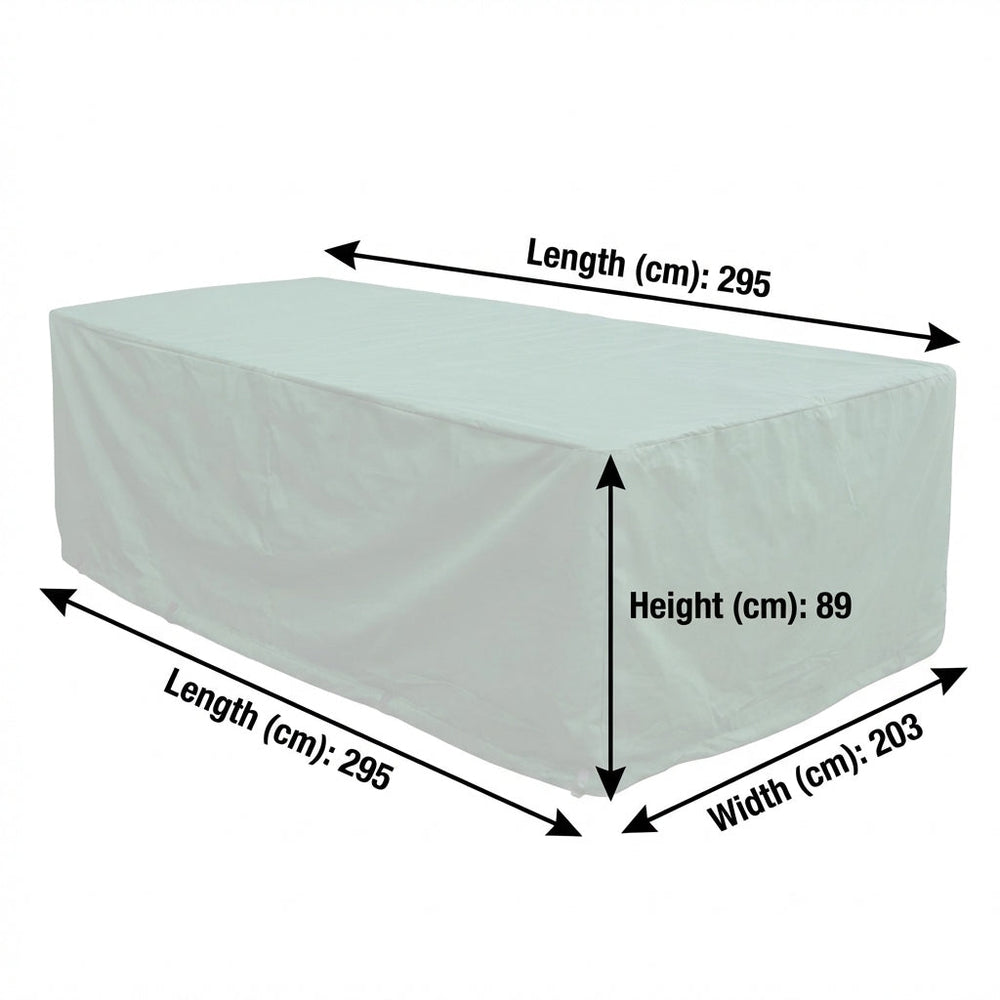 Heavy Duty 8 Seater Rectangular Furniture Cover – Green – Waterproof Outdoor Protection