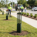 Premium Square Tree Spray Guard - Green Mesh Protection for Saplings and Young Trees, 50cm Height, Pack of 10