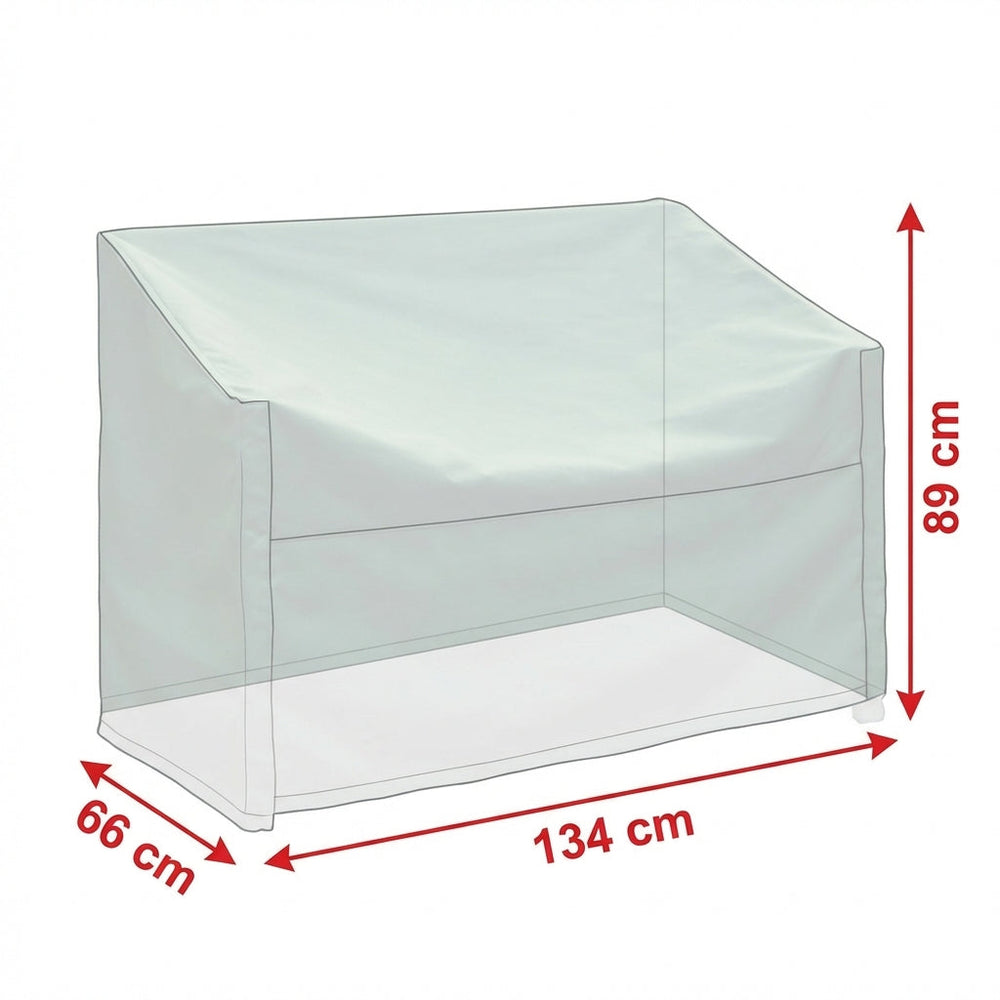 2 Seater Bench Cover – Small Green – UV Stabilized Polyester – Outdoor Protection