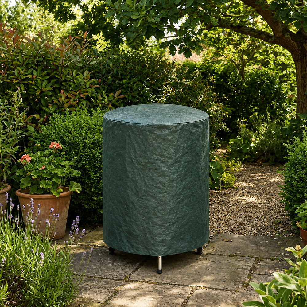 Heavy Duty Kettle Barbecue Cover – Green – Polyethylene Protection – Outdoor BBQ Safeguard