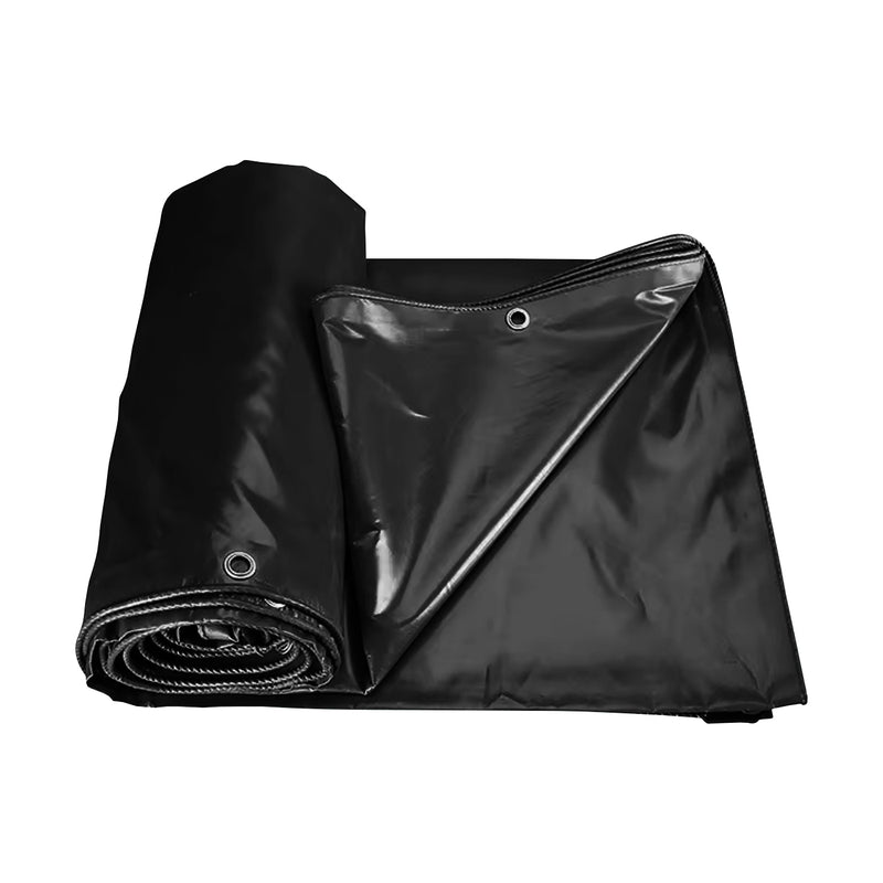 Heavy Duty 18oz PVC-Coated Tarp With Rust-Free Grommets Ideal for Trucks & Outdoor Use
