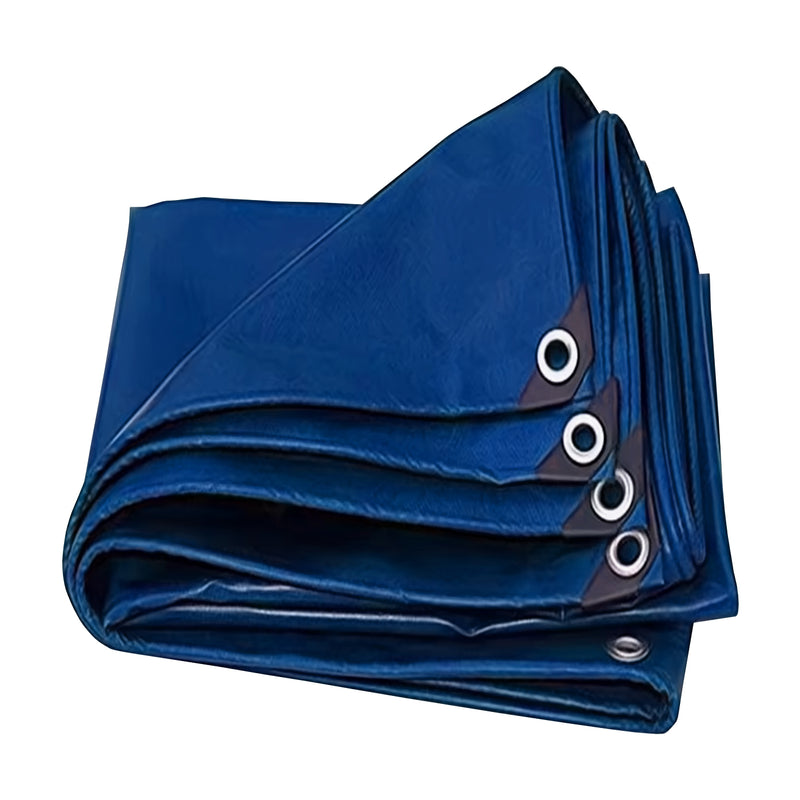 Heavy Duty 18oz PVC-Coated Tarp With Rust-Free Grommets Ideal for Trucks & Outdoor Use