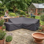 L Shaped Garden Furniture Cover 5 Seater – DuraLite, DuraWeave & DuraShield Materials