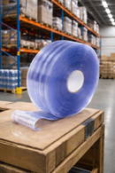 Ribbed PVC Strip Rolls – Durable, Non-Stick PVC for Industrial Doorways