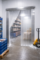 Matt PVC Strip Curtain Roll – Frosted Finish for Privacy & Light Control