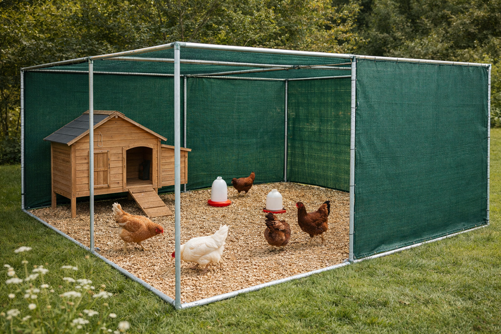 Premium 80% Shade Netting - Medium Weight HDPE Mesh for Privacy and Sun Protection in Various Sizes