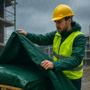 Heavy Duty PVC Green Tarpaulin 610gsm – Extra Durable, Waterproof Tarp Sheet for Industrial, Construction & Outdoor Protection