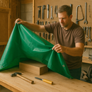 Super Heavy Duty PVC Green Tarpaulin 570gsm – Ultra Durable, Waterproof & UV Resistant Tarp Sheet for Industrial, Construction & Outdoor Protection