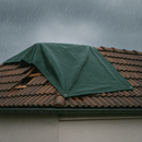 Heavy Duty Green & Brown Tarpaulin 250gsm – UV Protected, Rotproof, Waterproof Tarp Sheet for All-Weather Outdoor Protection