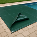 Heavy Duty Green & Brown Tarpaulin 250gsm – UV Protected, Rotproof, Waterproof Tarp Sheet for All-Weather Outdoor Protection