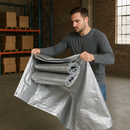 Medium Duty Silver Tarpaulin 140gsm – Waterproof, UV-Resistant Tarp Sheet for Home, Garden & Outdoor Camping Protection