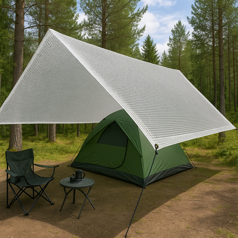 Clear Mono Cover Tarpaulin 170gsm – UV Protected, Waterproof & Rotproof Transparent Tarp Sheet for Heavy-Duty Outdoor Use