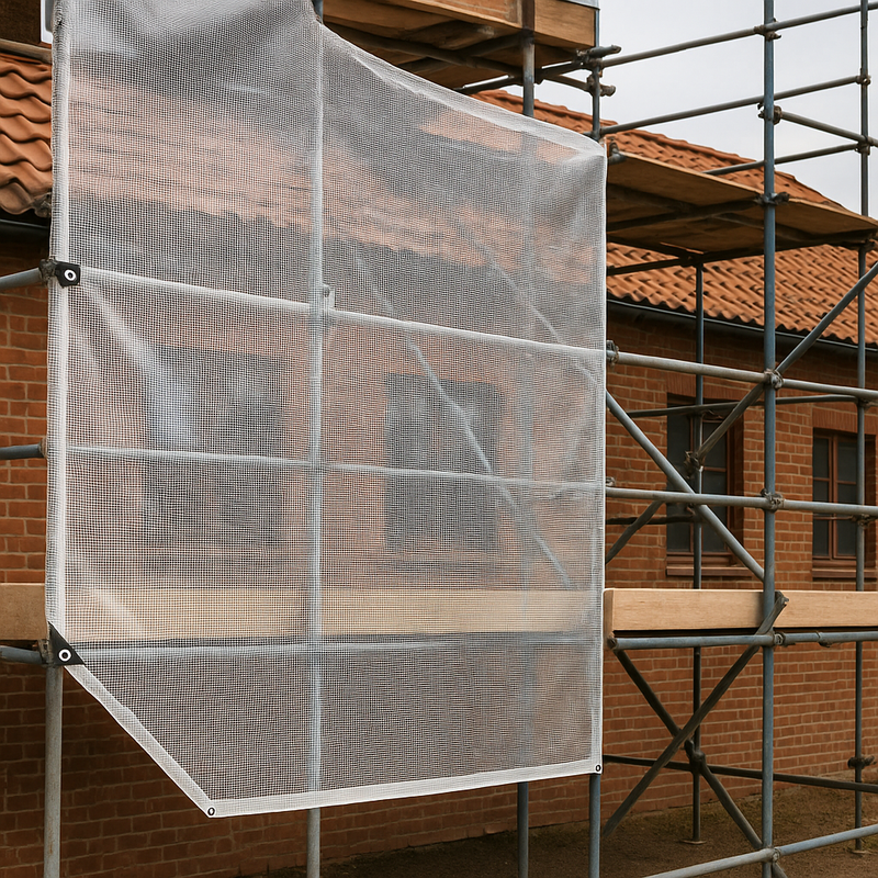 Clear Mono Cover Tarpaulin 170gsm – UV Protected, Waterproof & Rotproof Transparent Tarp Sheet for Heavy-Duty Outdoor Use